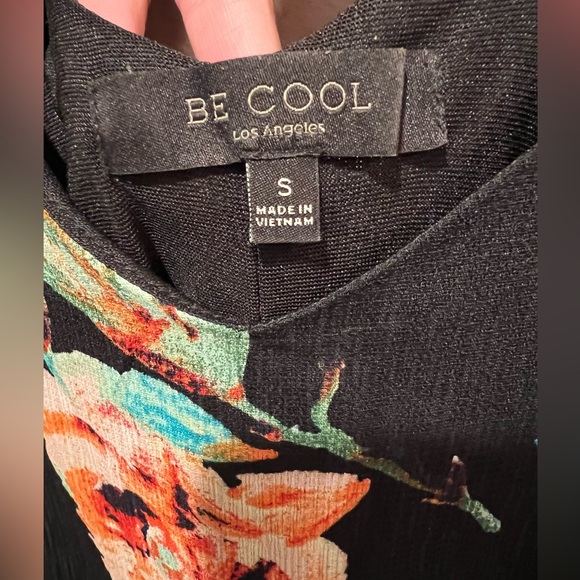 Women’s mini dress : cross Strappy back/ brand BE COOL / size small - Picture 4 of 4